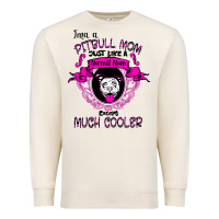 Sandshell I'm A Pitbull Mom Just Like A Normal Mom Premium Sweatshirt - Bettercallsaul