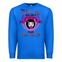 True Royal I'm A Pitbull Mom Just Like A Normal Mom Premium Sweatshirt - Bettercallsaul