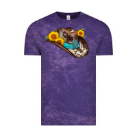 Cloud Purple cowboy hat Vintage Tee - AdoDesignShop