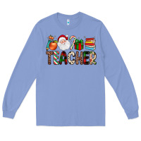 Colony Blue teacher christmas Long Sleeve Tee - JahusDesignShop