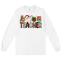 White teacher christmas Long Sleeve Tee - JahusDesignShop