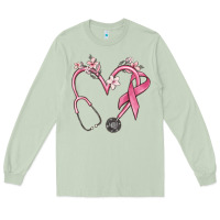 Matcha stethoscope nurse medical breast cancer awareness Long Sleeve Tee - MaliasSmallBusiness