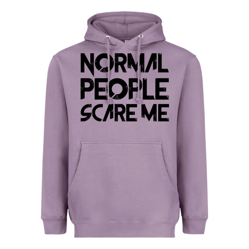 Normal People Scare Me Heavyweight Hoodie by Bettercallsaul | Teevron
