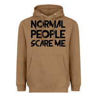 Toasted Coconut Normal People Scare Me Heavyweight Hoodie - Bettercallsaul