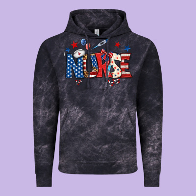 American Nurse Vintage Hoodie Designed By Bundleandbundleshop