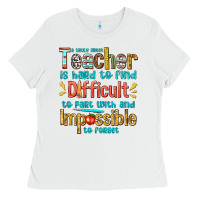 White a truly great teacher Ladies Tee - texasbilliewilder