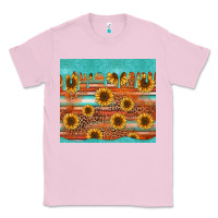 Bubblegum Pink turquoise leopard distressed serape background tumbler Classic Tee - Jasminsmagicworld