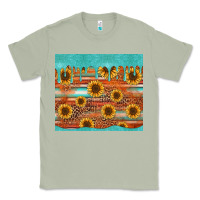 Matcha turquoise leopard distressed serape background tumbler Classic Tee - Jasminsmagicworld