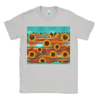 Moon Dust turquoise leopard distressed serape background tumbler Classic Tee - Jasminsmagicworld