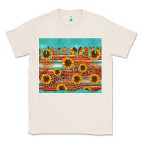 Natural turquoise leopard distressed serape background tumbler Classic Tee - Jasminsmagicworld