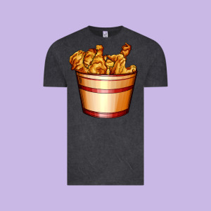 Nugget And Nuggets Basket Vintage Tee Designed By Adodesignshop