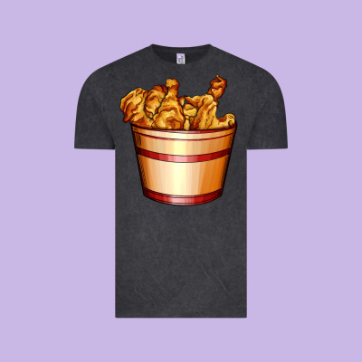 Nugget And Nuggets Basket Vintage Tee Designed By Adodesignshop