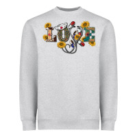 Heather Grey western love nurse Heavyweight Sweatshirt - BarkalooDesign
