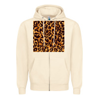 Sandshell leopard seamless pattern bbs Zipper Hoodie - BundleAndBundleShop