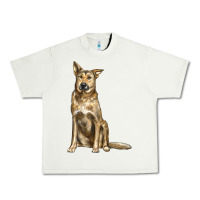 Pistachio chinook dog Urban Heavy Tee - LillyAllenDesigns