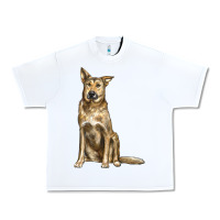 White chinook dog Urban Heavy Tee - LillyAllenDesigns