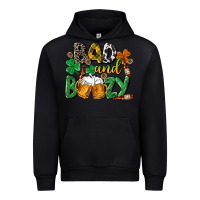 Black Bad and boozy St. Patrick's Day Urban Hoodie - CowGirlArtShop