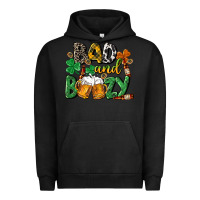 Pigment Black Bad and boozy St. Patrick's Day Urban Hoodie - CowGirlArtShop