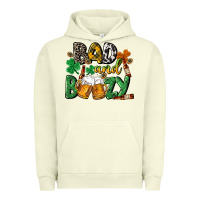 Pigment Pistachio Bad and boozy St. Patrick's Day Urban Hoodie - CowGirlArtShop