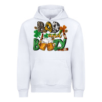 White Bad and boozy St. Patrick's Day Urban Hoodie - CowGirlArtShop
