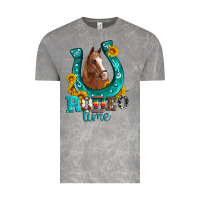 Cloud Rock horseshoe rodeo time Vintage Tee - Artiststas