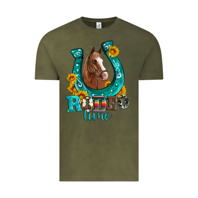 Horseshoe Rodeo Time Vintage Tee by Artiststas | Teevron