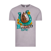 Vintage Zinc horseshoe rodeo time Vintage Tee - Artiststas