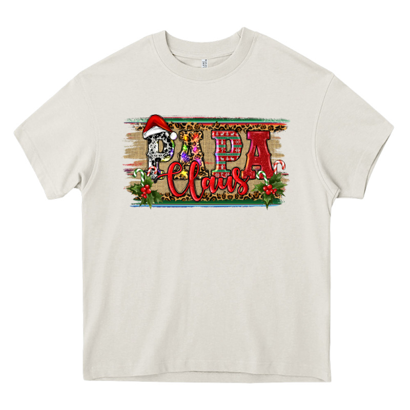 Christmas Western Papa Claus Heavy Core Tee by RanaPortraitStore | Teevron