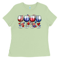 Matcha American wine glasses Ladies Tee - Zillion Design Studio