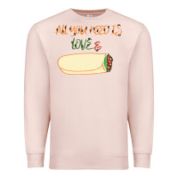 Pale Pink Valentine Premium Sweatshirt - Bettercallsaul