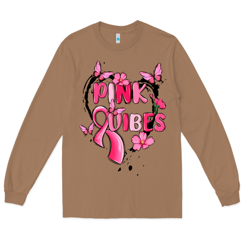 Pink Vibes Long Sleeve Tee by MaliasSmallBusiness | Teevron