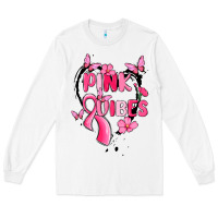 White pink vibes Long Sleeve Tee - MaliasSmallBusiness