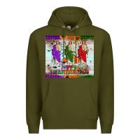 Army Green san judas happy  hallothanksmas Premium Hoodie - JahusDesignShop