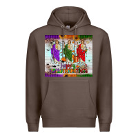 Coffee san judas happy  hallothanksmas Premium Hoodie - JahusDesignShop