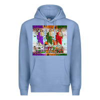 Colony Blue san judas happy  hallothanksmas Premium Hoodie - JahusDesignShop