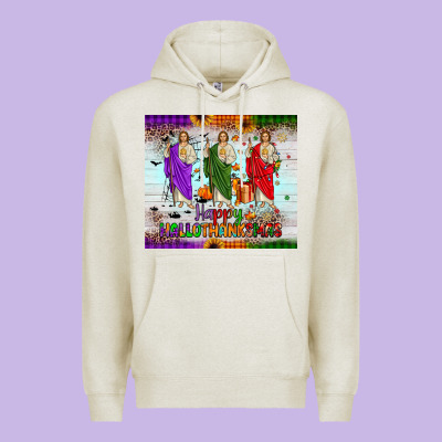 San Judas Happy  Hallothanksmas Premium Hoodie Designed By Jahusdesignshop