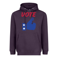 Plum Vote Heavyweight Hoodie - Bettercallsaul