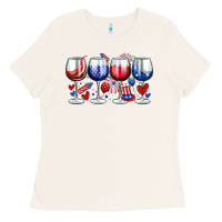 Bone American wine glasses Ladies Tee - Zillion Design Studio