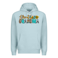 Blue Mist Western Great Grandma Premium Hoodie - texasbilliewilder
