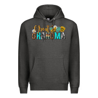 Charcoal Heather Western Great Grandma Premium Hoodie - texasbilliewilder
