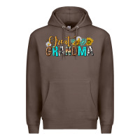 Coffee Western Great Grandma Premium Hoodie - texasbilliewilder