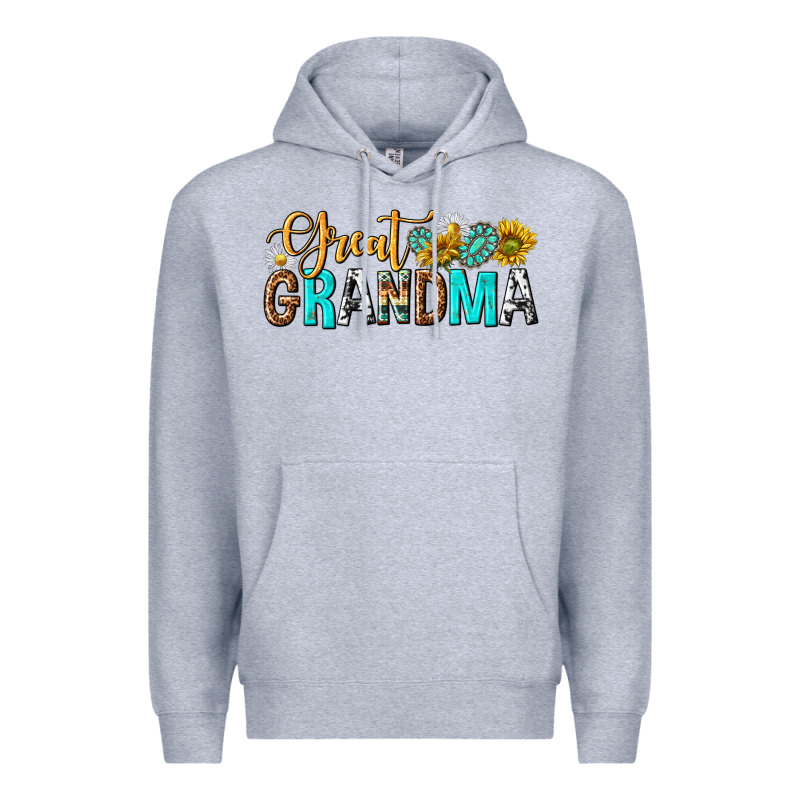 Western Great Grandma Premium Hoodie by texasbilliewilder | Teevron