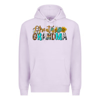 Lilac Western Great Grandma Premium Hoodie - texasbilliewilder