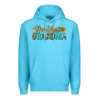 Ocean Blue Western Great Grandma Premium Hoodie - texasbilliewilder