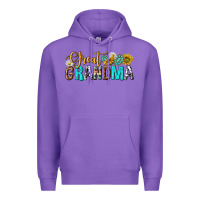 Purple Western Great Grandma Premium Hoodie - texasbilliewilder