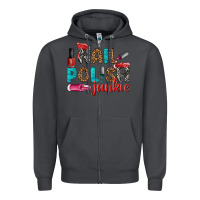 Smoke nail polish junkie bbs Zipper Hoodie - BundleAndBundleShop