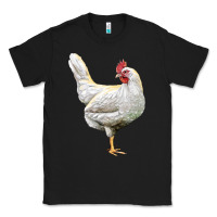 Black leghorn chicken Classic Tee - LillyAllenDesigns