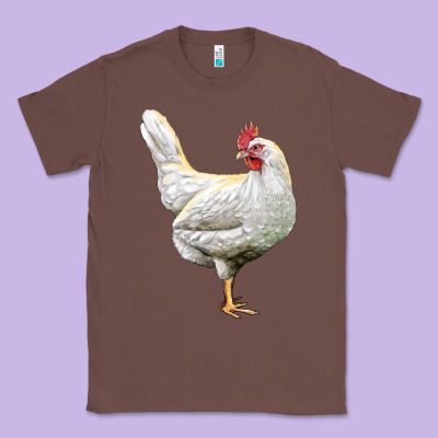 Leghorn Chicken Classic Tee Designed By Lillyallendesigns