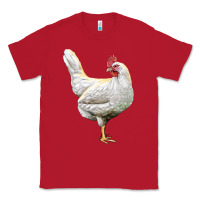 Red leghorn chicken Classic Tee - LillyAllenDesigns