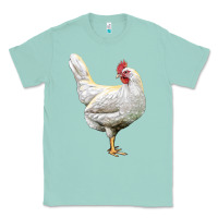 Seafoam leghorn chicken Classic Tee - LillyAllenDesigns